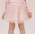 Conjunto de Festa Infantil Rosa Petit Cherie de Blusa Laços e Shorts-Saia Camadas Tule na internet