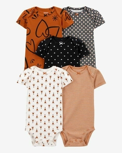 Carters pack x 5 bodys nueva temporada