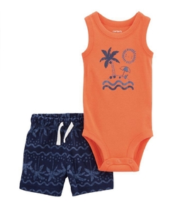 Carters duo short y body musculosa beach