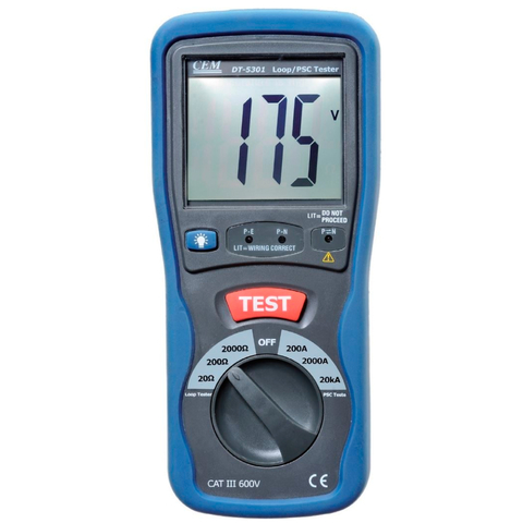 Medidor de Impedancia de Lazo | DT-5301 | CEM