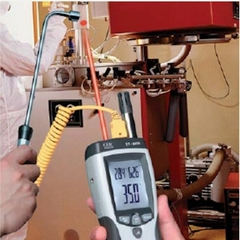 Medidor de Humedad y Temperatura - Termohigrómetro - Psicrometro digital portátil con USB | DT-8896 | CEM en internet