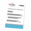 Certificado de calibración trazable para Medidor de Espesores | C43