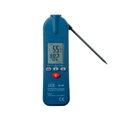Termómetro Infrarrojo y por contacto pinche (2 en 1) -40°C a 260 ºC | IR-98 | CEM - SOLTEC Instrumentos