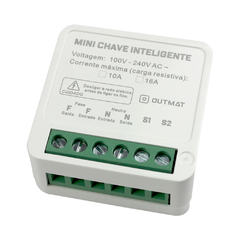 Mini Chave Inteligente Wi-Fi - 1 Canal 16A