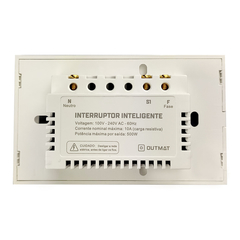 Interruptor Wi-Fi 4x2 - Branco 1 Botão na internet