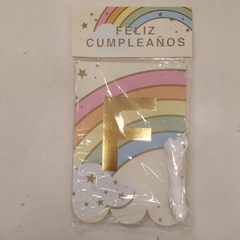 Banderín Feliz Cumpleaños Estampados - comprar online