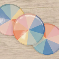 PLATOS PASTEL RAINBOW