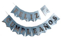 Banderín Feliz Cumpleaños Colores Fuertes - tienda online