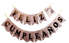 Banderín Feliz Cumpleaños Colores Fuertes - comprar online