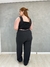 Conjunto Cropped/Pantalona Feminino Plus Size