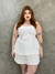 Vestido Feminino Babado Detalhe Em Laço Plus Size