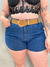 Short Curto Feminino Com Cinto Jeans na internet