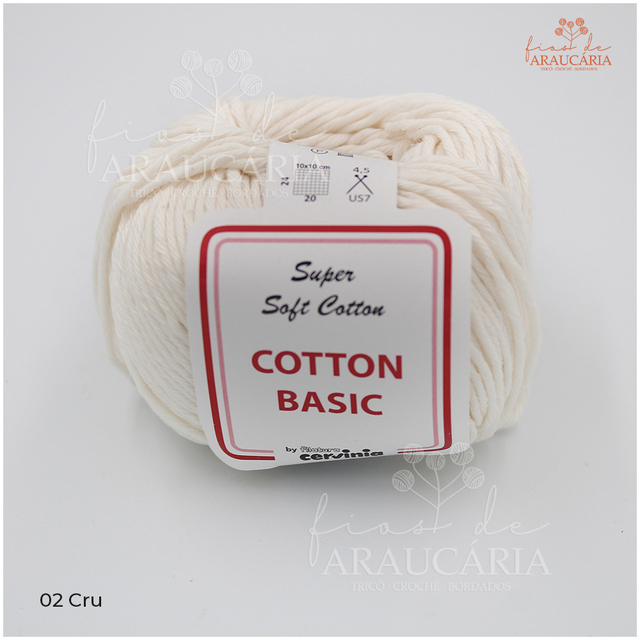 Cotton Basic - Comprar em Fios de Araucária