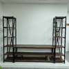 Combo Rack de TV 160cm con torres 60cm - NOGAL