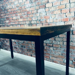 MESA COMEDOR estilo industrial 160x80x80 - Ambient-ar