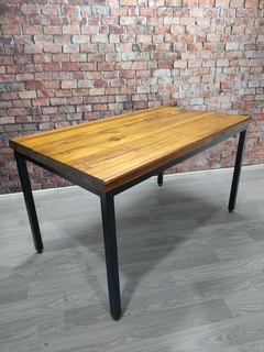 MESA COMEDOR estilo industrial 140x80x80 - comprar online