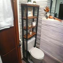 Mueble para baño estilo industrial - 60x20x180 - comprar online