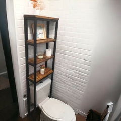 Mueble para baño estilo industrial - 60x20x180 - tienda online