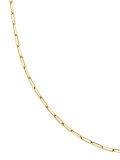 Corrente Elo Retangular Thin Ouro 18k - comprar online