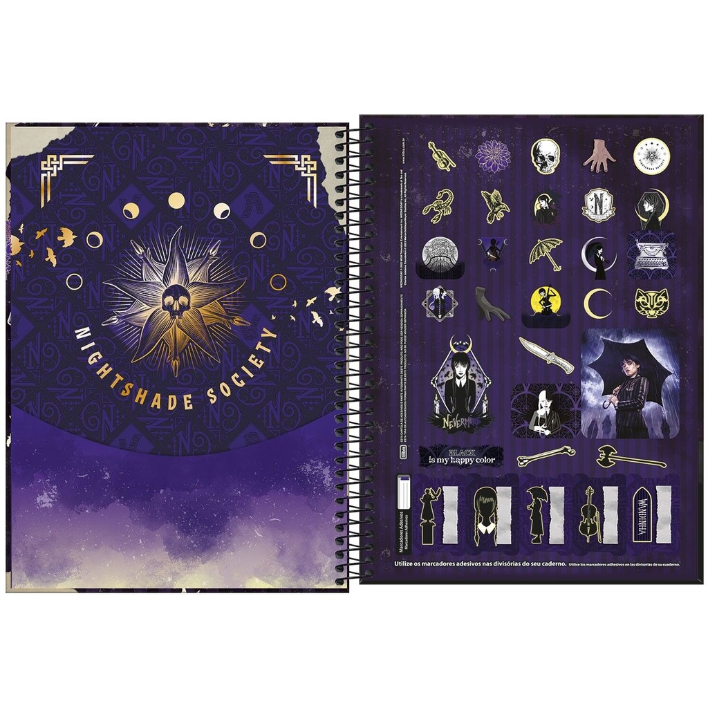 Caderno Universitário Espiral 10M Capa Dura 160 Fls Naruto