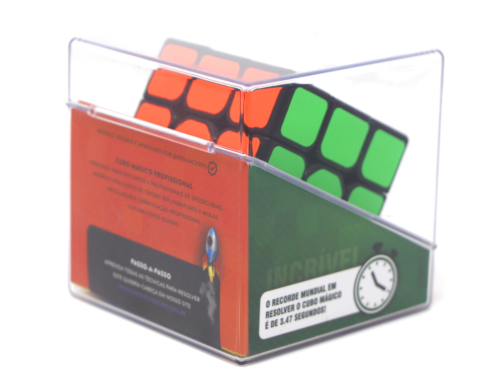 Cubo Mágico Profissional 3x3 Cuber Brasil