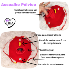 Vulva, assoalho pélvico e clitóris para fixar na pelve (NÃO INCLUI PELVE) - LIKA