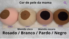 Imagem do Mamas de tecido na régua