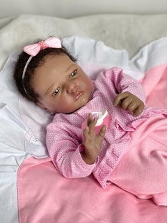 Bebê Reborn Realista Atticus Negra
