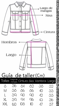 Campera de jean azul oscura - Baxen Jeans