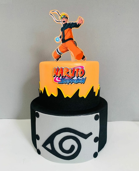 Topo de Bolo Naruto  Bolo naruto, Bolo do naruto, Festa infantil naruto