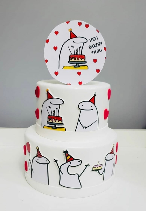 Flork birthday cake  Cake, Birthday cake, Desserts