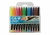 Kit caneta brush aquarelável com 12 cores - CIS
