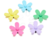 Kit Jibbitz para Sandália Colorful Flower Pack 5 unidades Crocs