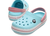 Classic Crocband Toddler Ice Blue White Azul e Branco - Crocs