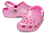 Classic Glitter II Clog Taffy Pink Rosa Brilhante - Crocs