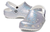 Classic Glitter II Clog Multi Rayures Prata - Crocs