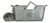 NECESSAIRE KIPLING ART POUCH - PRATA METALIC STONY