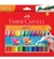 Canetinha Triangular Jumbo 24 Cores Faber-Castell