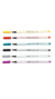 Kit caneta  6 Cores Brush Pen - comprar online