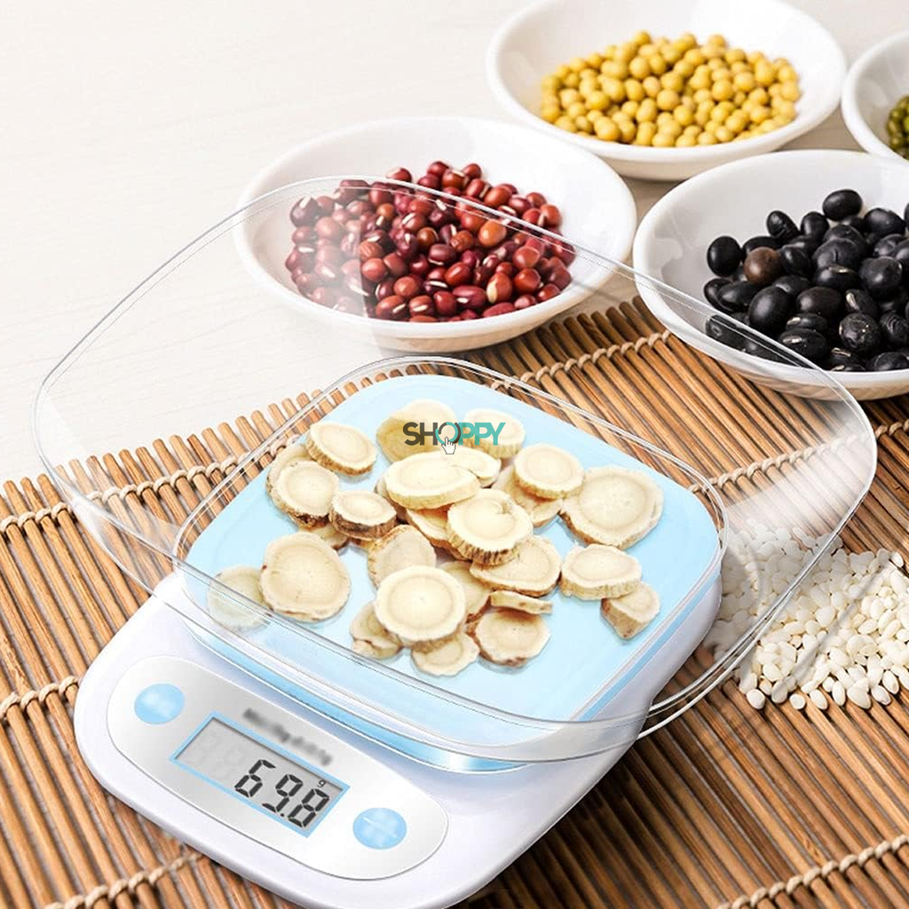Balanza Digital De Cocina 5 Kilos Electrónica Para Alimentos