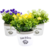 Set X6 Planta Flores Artificial Mini Deco Plástico Interior - comprar online