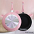 Set Ollas Fary Home Bateria Cocina 5 Piezas Antiadherentes Rosa - tienda online