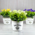 Set X6 Planta Flores Artificial Mini Deco Plástico Interior - SHOPPY