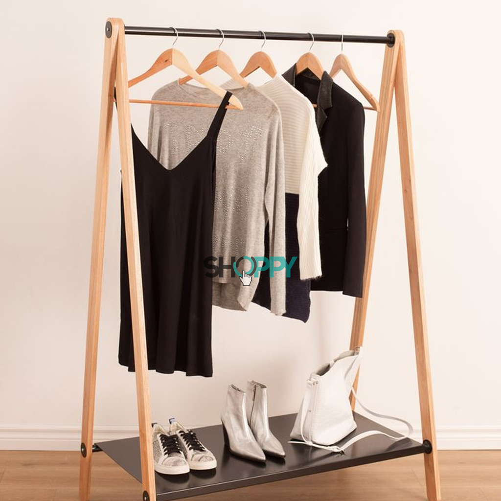 Perchas de madera store por mayor en once