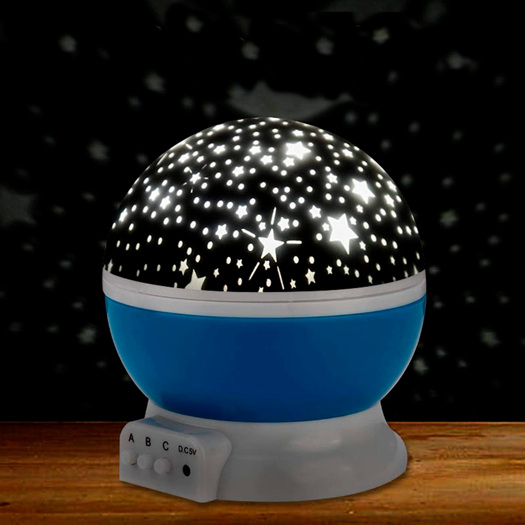 Lámpara Galaxia Velador Proyector Estrellas De Noche Luz LED