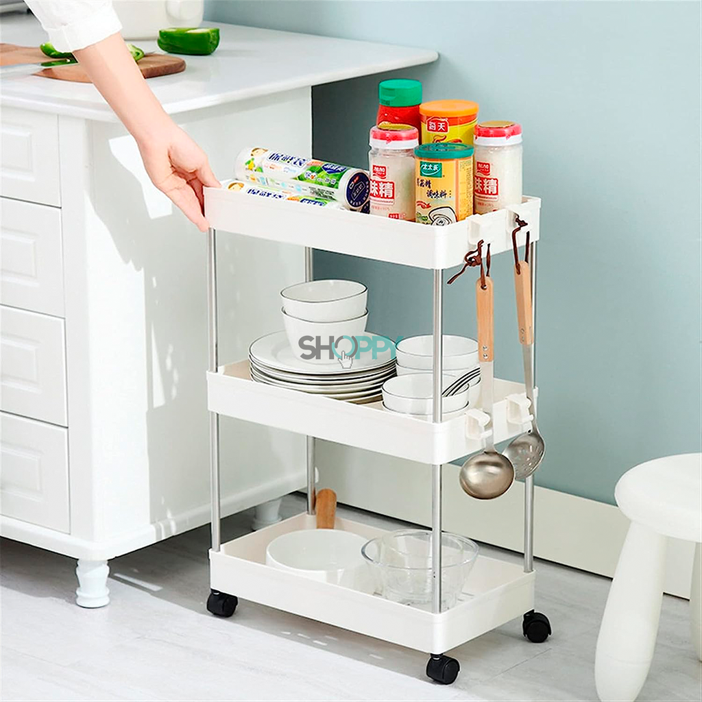 Mueble Organizador 60 Cm De Ancho - Cocina/baño - 4 Estantes