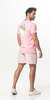 Camiseta Summer Coqueiros Rosa - comprar online