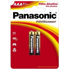 Pilha Alcalina Palito Panasonic AAA Com 2 unidades