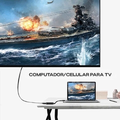 Adaptador Usb Tipo C (USB-C) para HDMI - VIPO Eletrônicos - Áudio e Vídeo