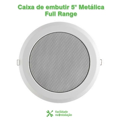 Arandela Redonda 5" Metalica 20W (Peça) Full Range Frahm - Branca na internet